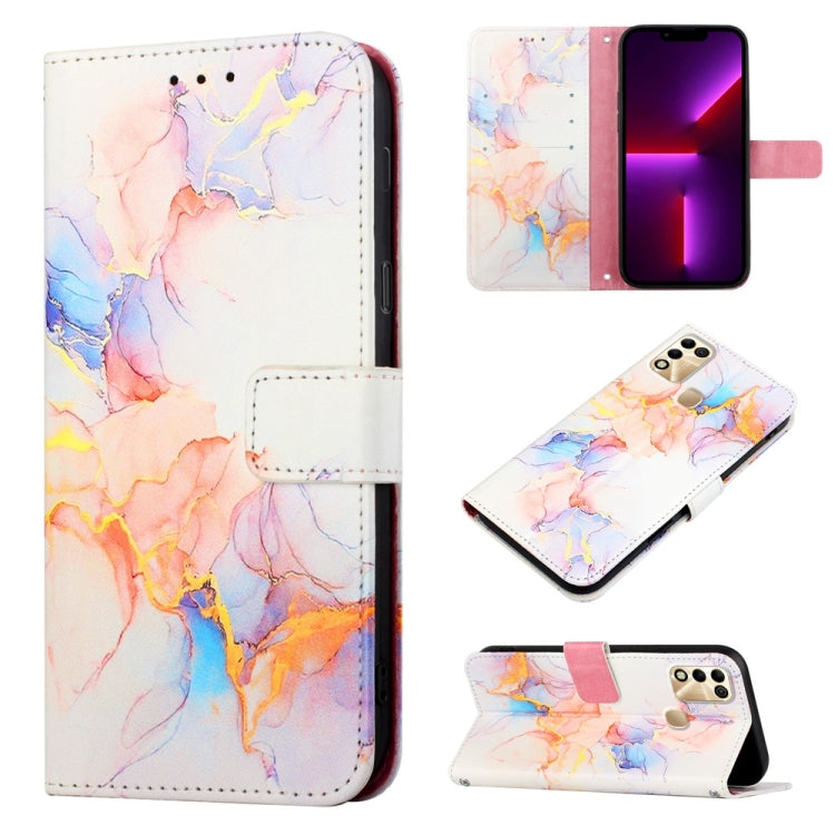 PT003 Marble Pattern Flip Leather Phone Case, For Nokia G21 / G11, For OPPO Realme C35, For OPPO Realme GT2 Pro, For Infinix Hot 11 Play / Hot 10 Play, For OPPO Reno7 5G Foreign Version, For Infinix Hot 11S NFC X6812B