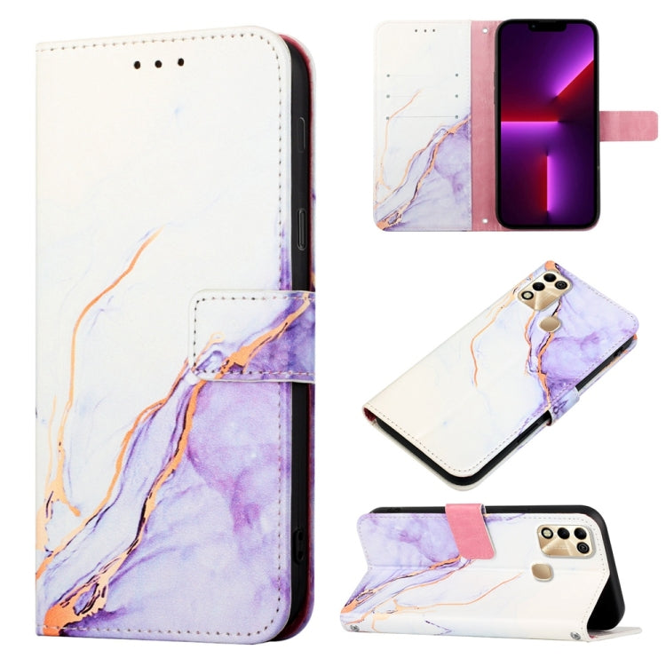 PT003 Marble Pattern Flip Leather Phone Case, For Nokia G21 / G11, For OPPO Realme C35, For OPPO Realme GT2 Pro, For Infinix Hot 11 Play / Hot 10 Play, For OPPO Reno7 5G Foreign Version, For Infinix Hot 11S NFC X6812B