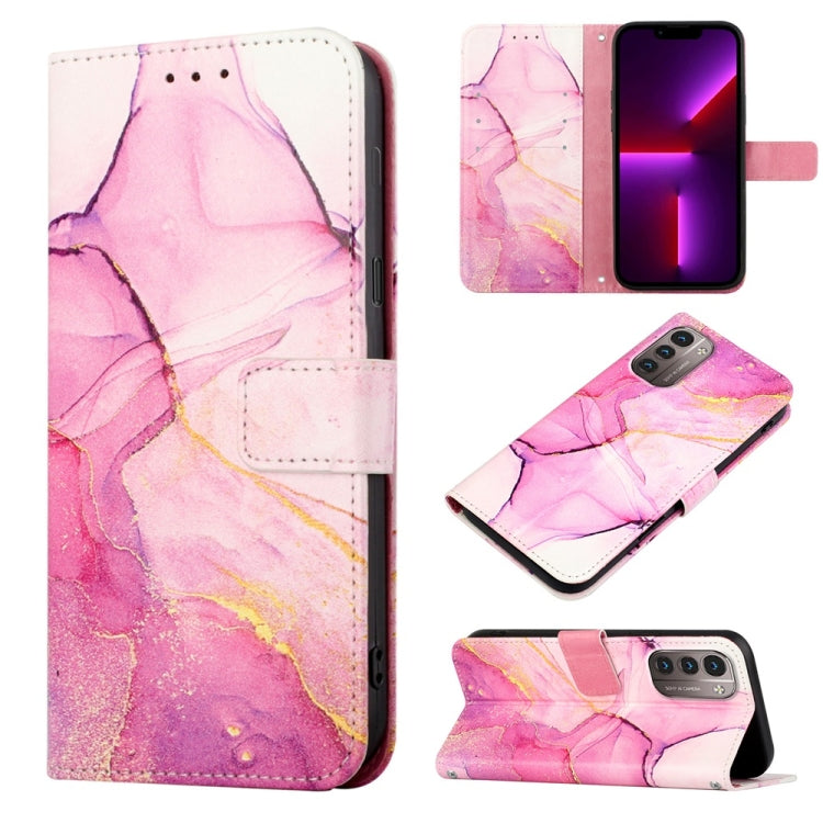 PT003 Marble Pattern Flip Leather Phone Case, For Nokia G21 / G11, For OPPO Realme C35, For OPPO Realme GT2 Pro, For Infinix Hot 11 Play / Hot 10 Play, For OPPO Reno7 5G Foreign Version, For Infinix Hot 11S NFC X6812B