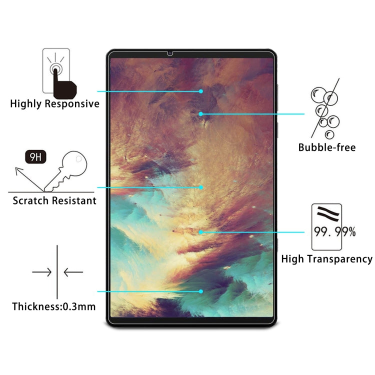 2 PCS 9H 2.5D Explosion-proof Tempered Tablet Glass Film, For Lenovo Legion Y700 (2 PCS)