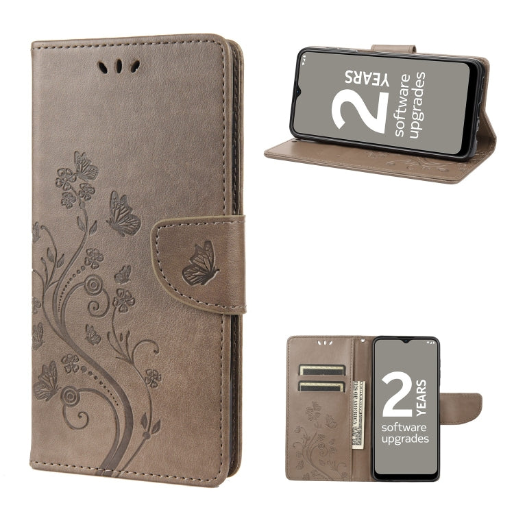 Butterfly Flower Pattern Leather Phone Case, For Motorola Moto G22, For Nokia G21