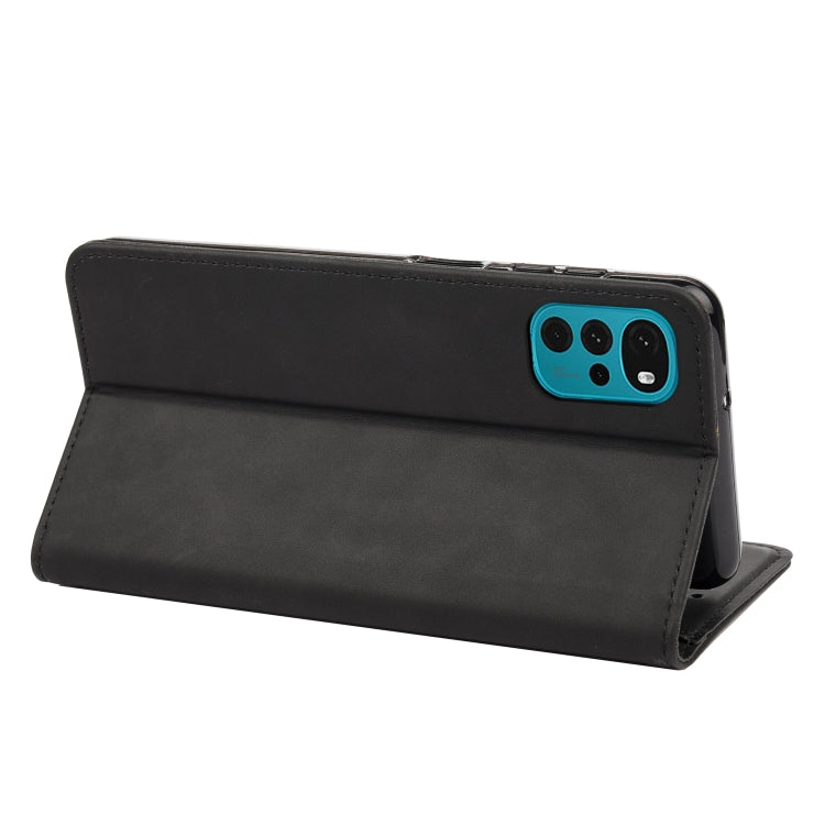 Skin Feel Splicing Leather Phone Case, For Motorola Moto G22, For Nokia G21
