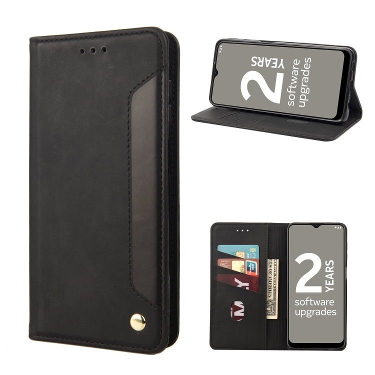 Skin Feel Splicing Leather Phone Case, For Motorola Moto G22, For Nokia G21