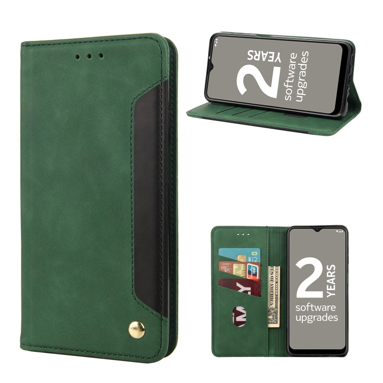 Skin Feel Splicing Leather Phone Case, For Motorola Moto G22, For Nokia G21