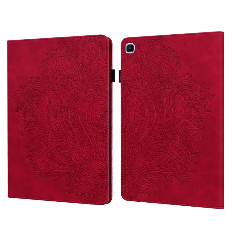 Peacock Embossed Pattern Leather Tablet Case, For Samsung Galaxy Tab A7 Lite, For Samsung Galaxy Tab A8 10.5 2021