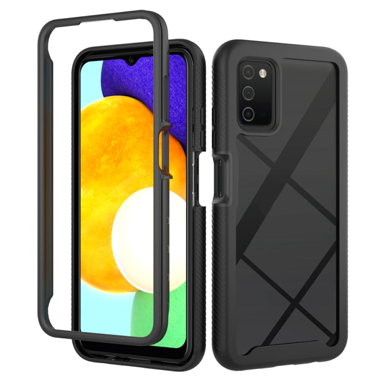 Starry Sky Solid Color Series Shockproof PC + TPU Phone Case, For Samsung Galaxy A03s 164mm, For Samsung Galaxy A03s 166mm