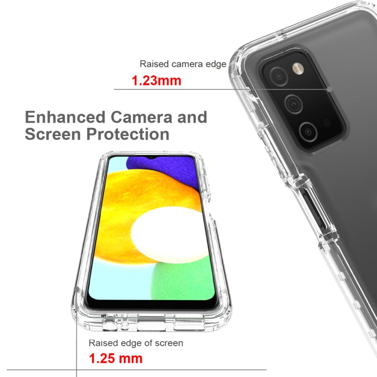 Transparency Two-color Gradient PC + TPU Phone Case, For Samsung Galaxy A03s 165.8mm US Version
