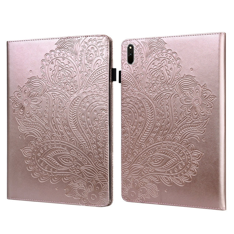 Peacock Embossed Pattern TPU + PU Leather Tablet Case, For Huawei Matepad 11 2021, For Huawei MatePad Pro 10.8 2021