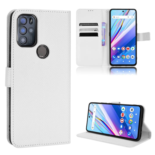 Diamond Texture Leather Phone Case, For BLU G91 Pro, For OPPO Realme Q3T / Q3S, For TCL 20 SE, For TCL 30 SE / 30 E / 306 / Sharp Aquos V6, For TCL 30 XE 5G / 30 V 5G, For vivo Y76 5G, For Wiko Y52, For Wiko Y82, For Doogee S88 Pro / S88 Plus