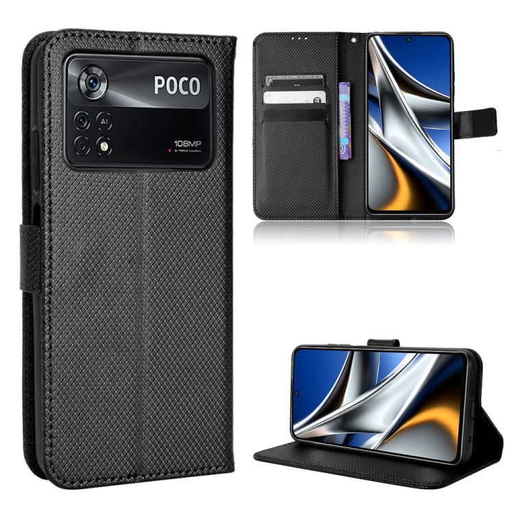 Diamond Texture Leather Phone Case, For Xiaomi Poco M4 Pro 4G Fine Hole, For Xiaomi Poco M4 Pro 5G Big Hole, For Xiaomi Poco M4 Pro 5G Fine Hole, For OnePlus Nord CE 2 5G, For OPPO A7 / AX7 / A5s / AX5s / A21, For OPPO Find X5 Pro, For OPPO Find X5    ...