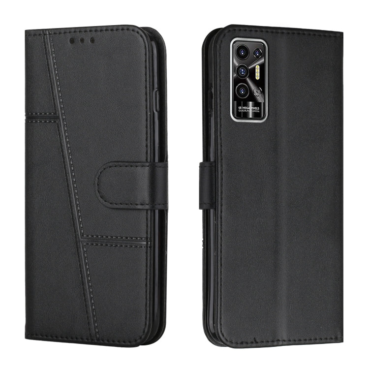 Stitching Calf Texture Buckle Leather Phone Case, For Tecno Camon 17P, For Tecno Camon 17 Pro, For Tecno Camon 18 / 18P, For Tecno Camon 18 Premier, For Tecno Pop 5 LTE, For Tecno Pova 2, For Tecno Pova Neo, For Tecno Spark 7 Pro