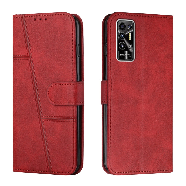 Stitching Calf Texture Buckle Leather Phone Case, For Tecno Camon 17P, For Tecno Camon 17 Pro, For Tecno Camon 18 / 18P, For Tecno Camon 18 Premier, For Tecno Pop 5 LTE, For Tecno Pova 2, For Tecno Pova Neo, For Tecno Spark 7 Pro