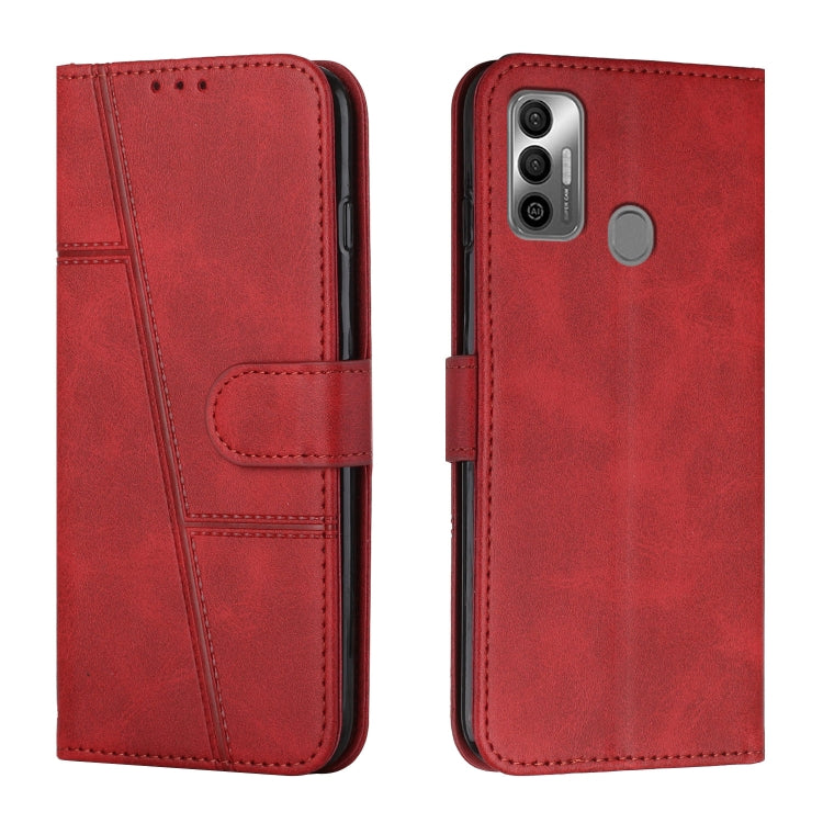 Stitching Calf Texture Buckle Leather Phone Case, For Tecno Spark 7 / 7T, For Tecno Spark 8, For Tecno Spark 8P, For Tecno Spark Go 2020 / Spark 6 Go