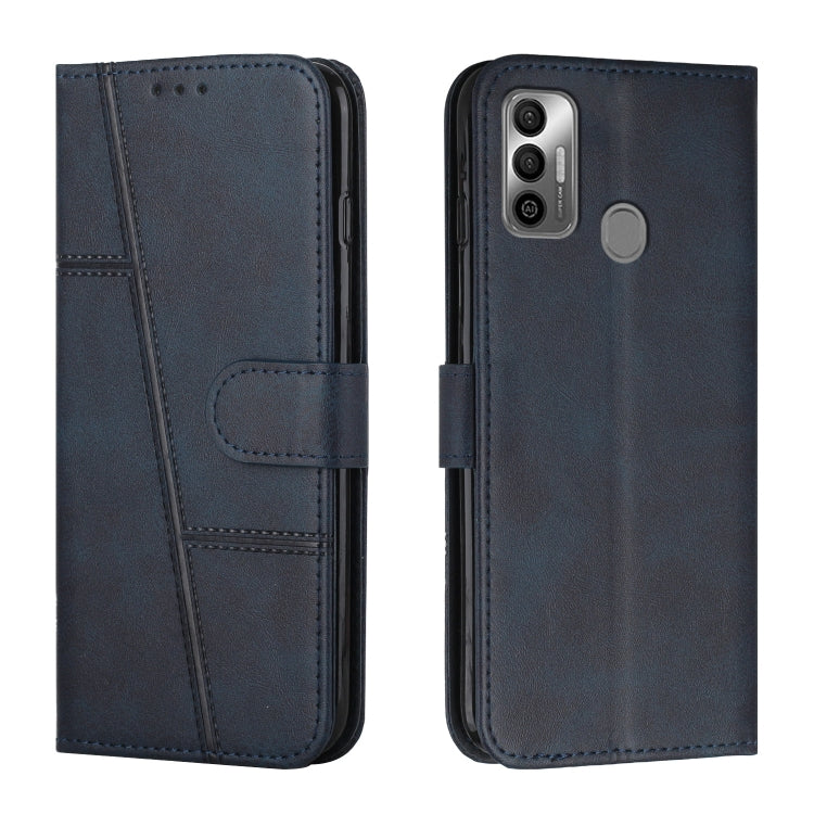 Stitching Calf Texture Buckle Leather Phone Case, For Tecno Spark 7 / 7T, For Tecno Spark 8, For Tecno Spark 8P, For Tecno Spark Go 2020 / Spark 6 Go
