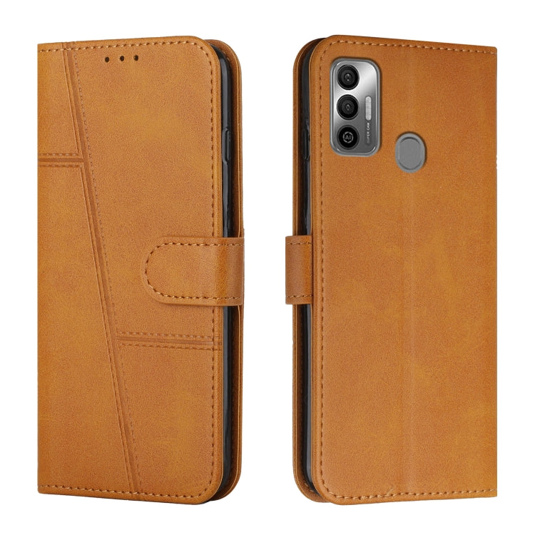 Stitching Calf Texture Buckle Leather Phone Case, For Tecno Spark 7 / 7T, For Tecno Spark 8, For Tecno Spark 8P, For Tecno Spark Go 2020 / Spark 6 Go