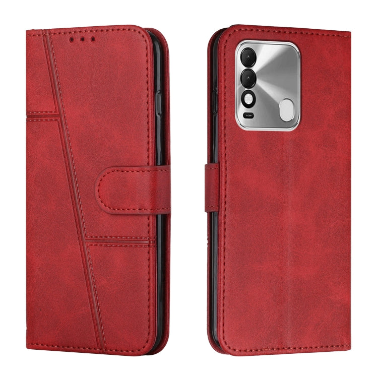 Stitching Calf Texture Buckle Leather Phone Case, For Tecno Spark 7 / 7T, For Tecno Spark 8, For Tecno Spark 8P, For Tecno Spark Go 2020 / Spark 6 Go