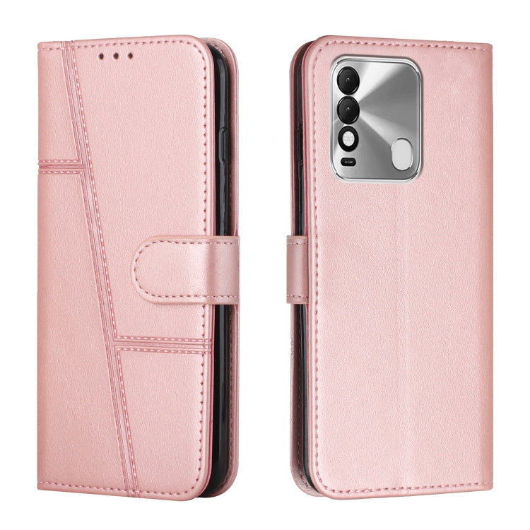 Stitching Calf Texture Buckle Leather Phone Case, For Tecno Spark 7 / 7T, For Tecno Spark 8, For Tecno Spark 8P, For Tecno Spark Go 2020 / Spark 6 Go