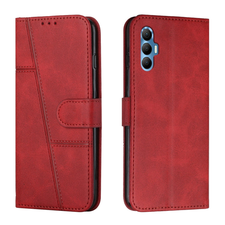 Stitching Calf Texture Buckle Leather Phone Case, For Tecno Spark 7 / 7T, For Tecno Spark 8, For Tecno Spark 8P, For Tecno Spark Go 2020 / Spark 6 Go