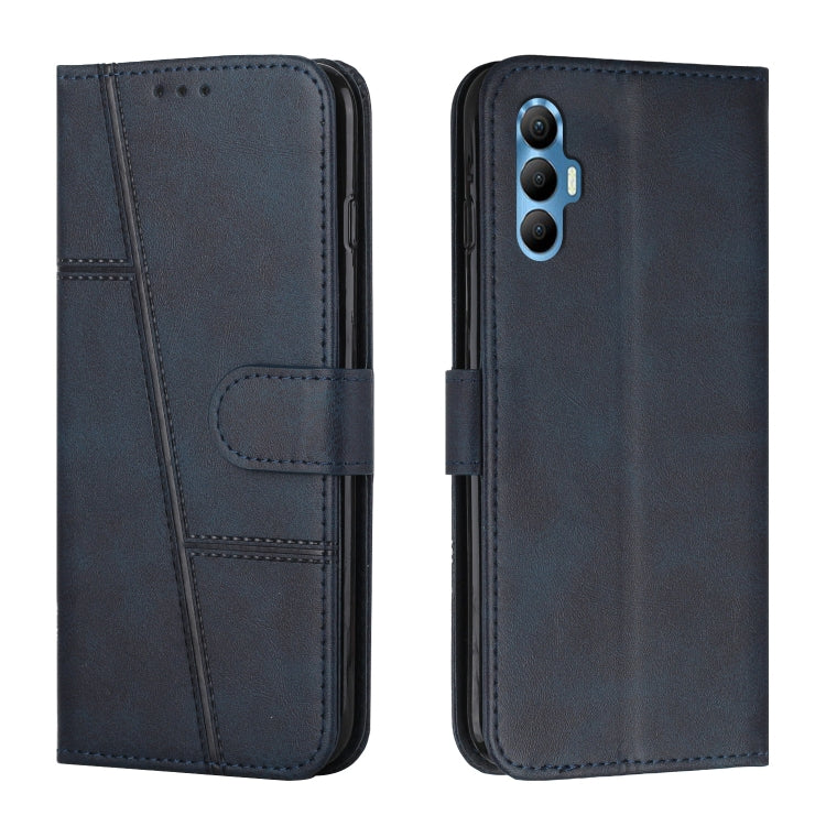 Stitching Calf Texture Buckle Leather Phone Case, For Tecno Spark 7 / 7T, For Tecno Spark 8, For Tecno Spark 8P, For Tecno Spark Go 2020 / Spark 6 Go