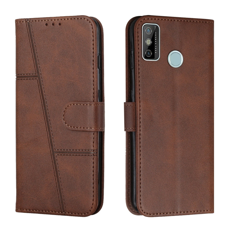 Stitching Calf Texture Buckle Leather Phone Case, For Tecno Spark 7 / 7T, For Tecno Spark 8, For Tecno Spark 8P, For Tecno Spark Go 2020 / Spark 6 Go