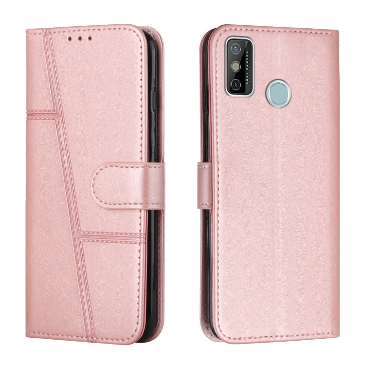 Stitching Calf Texture Buckle Leather Phone Case, For Tecno Spark 7 / 7T, For Tecno Spark 8, For Tecno Spark 8P, For Tecno Spark Go 2020 / Spark 6 Go