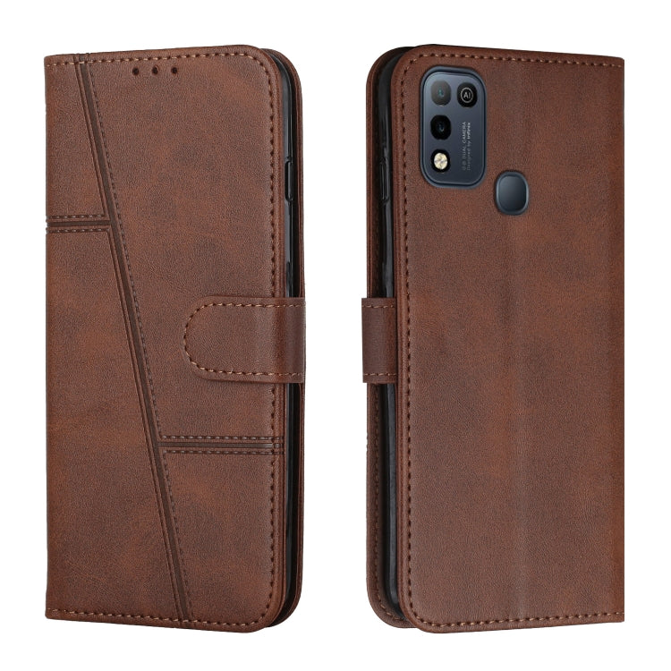 Stitching Calf Texture Buckle Leather Phone Case, For Infinix Hot 10, For Infinix Hot 10i, For Infinix Hot 10 Lite / Smart 5 2020, For Infinix Hot 10 Play / Smart 5 2021, For Infinix Hot 11, For Infinix Hot 11S NFC                                      ...