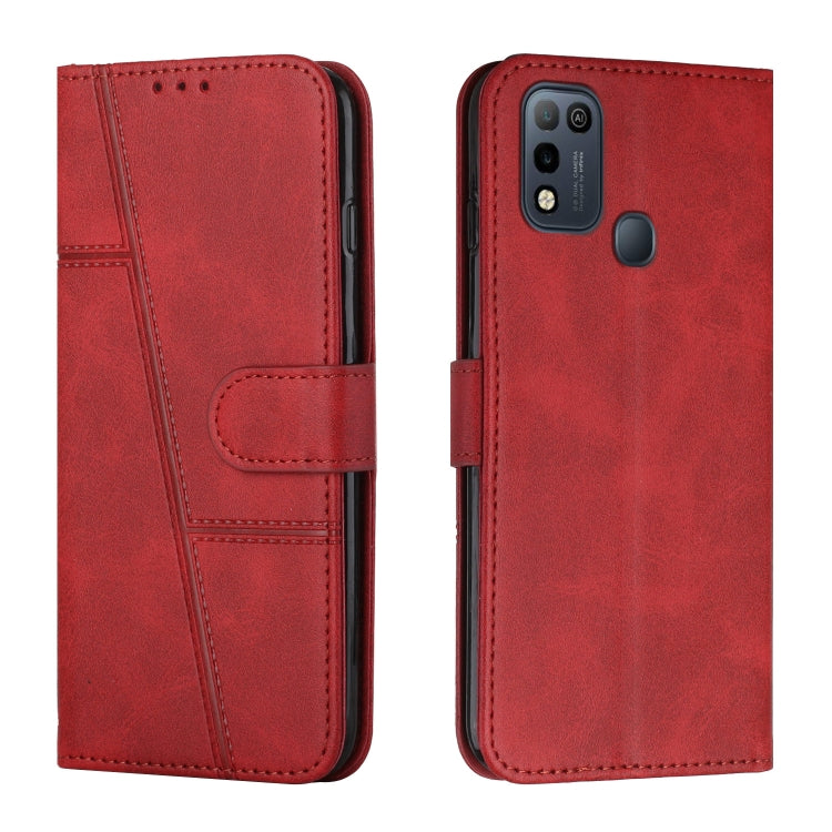 Stitching Calf Texture Buckle Leather Phone Case, For Infinix Hot 10, For Infinix Hot 10i, For Infinix Hot 10 Lite / Smart 5 2020, For Infinix Hot 10 Play / Smart 5 2021, For Infinix Hot 11, For Infinix Hot 11S NFC                                      ...