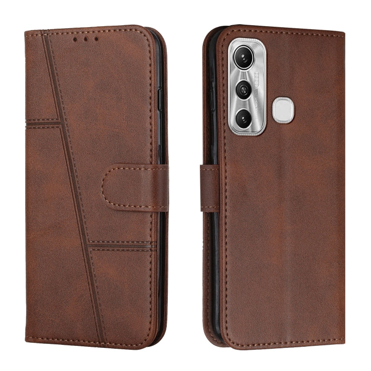 Stitching Calf Texture Buckle Leather Phone Case, For Infinix Hot 10, For Infinix Hot 10i, For Infinix Hot 10 Lite / Smart 5 2020, For Infinix Hot 10 Play / Smart 5 2021, For Infinix Hot 11, For Infinix Hot 11S NFC                                      ...