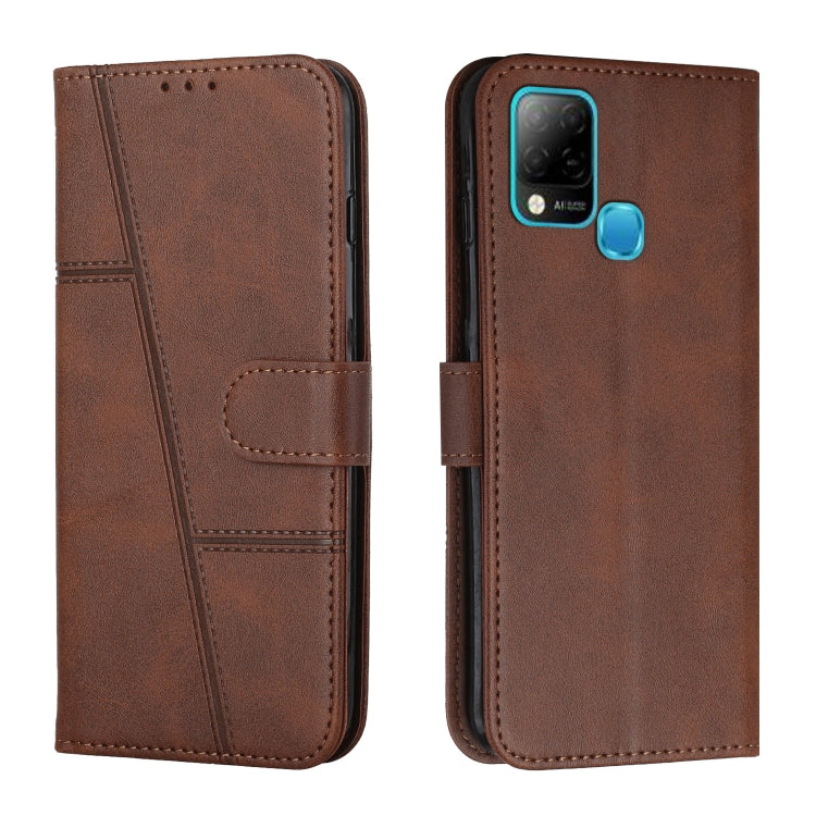 Stitching Calf Texture Buckle Leather Phone Case, For Infinix Hot 10, For Infinix Hot 10i, For Infinix Hot 10 Lite / Smart 5 2020, For Infinix Hot 10 Play / Smart 5 2021, For Infinix Hot 11, For Infinix Hot 11S NFC                                      ...