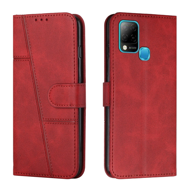 Stitching Calf Texture Buckle Leather Phone Case, For Infinix Hot 10, For Infinix Hot 10i, For Infinix Hot 10 Lite / Smart 5 2020, For Infinix Hot 10 Play / Smart 5 2021, For Infinix Hot 11, For Infinix Hot 11S NFC                                      ...