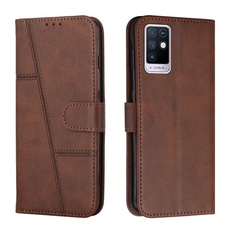 Stitching Calf Texture Buckle Leather Phone Case, For Infinix Note 10, For Infinix Note 10 Pro, For Infinix Note 11, For Infinix Note 11 Pro / 11S