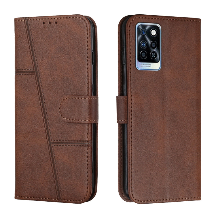Stitching Calf Texture Buckle Leather Phone Case, For Infinix Note 10, For Infinix Note 10 Pro, For Infinix Note 11, For Infinix Note 11 Pro / 11S
