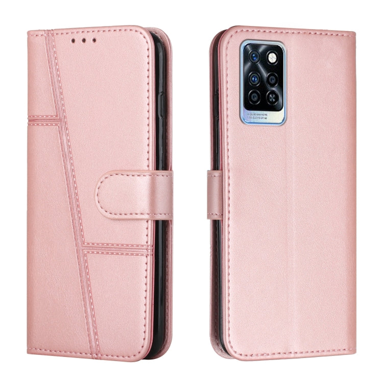 Stitching Calf Texture Buckle Leather Phone Case, For Infinix Note 10, For Infinix Note 10 Pro, For Infinix Note 11, For Infinix Note 11 Pro / 11S