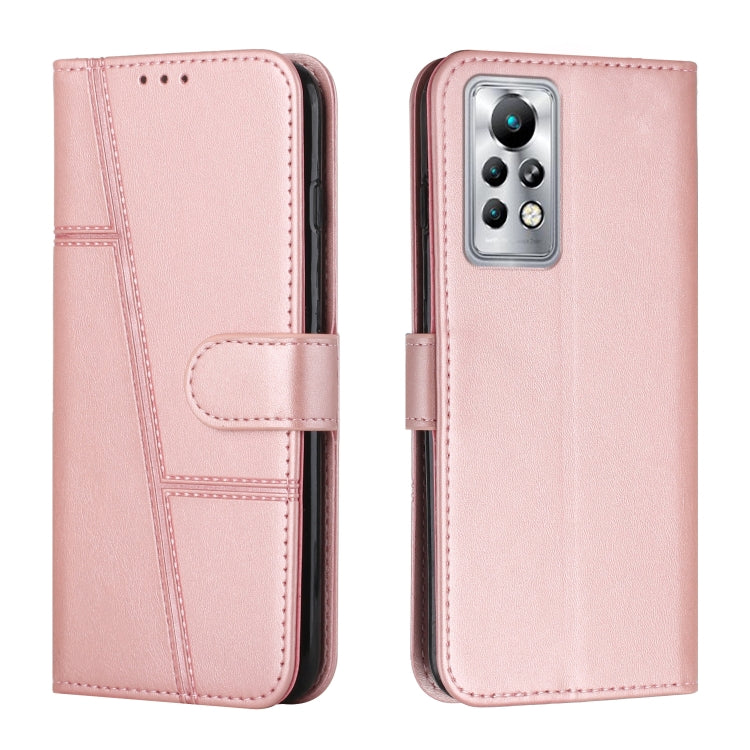 Stitching Calf Texture Buckle Leather Phone Case, For Infinix Note 10, For Infinix Note 10 Pro, For Infinix Note 11, For Infinix Note 11 Pro / 11S
