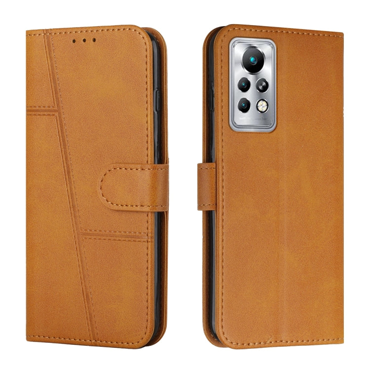 Stitching Calf Texture Buckle Leather Phone Case, For Infinix Note 10, For Infinix Note 10 Pro, For Infinix Note 11, For Infinix Note 11 Pro / 11S