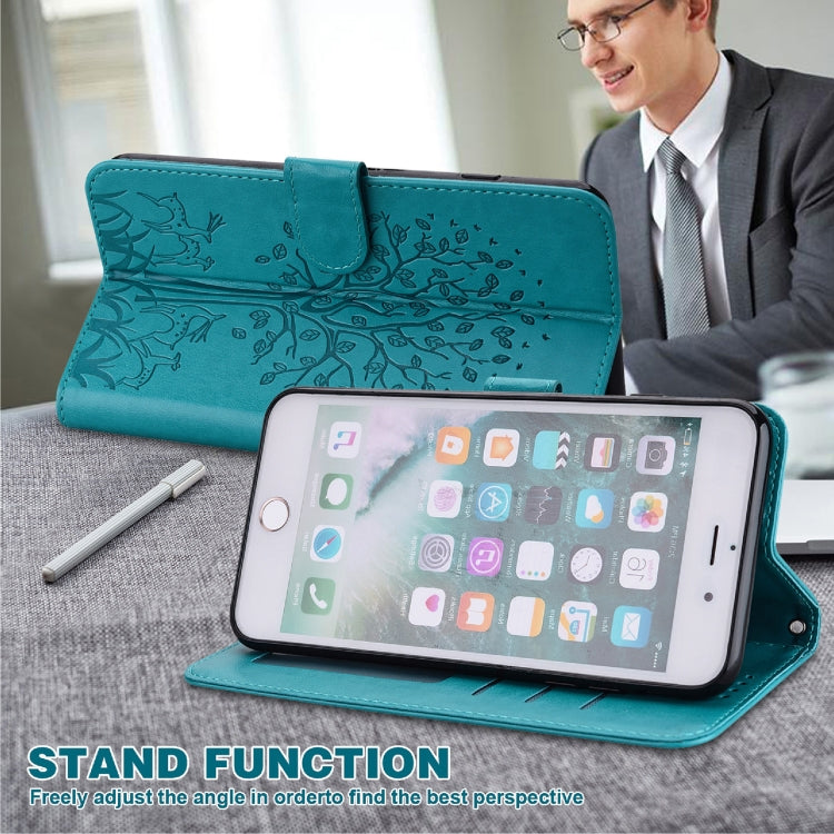 Tree & Deer Pattern Pressed Flip Leather Phone Case, For Nokia 3.4 / 5.4, For Nokia G20 / G10 / 6.3, For Sony Xperia 10 III, For Xiaomi Redmi 9T / 9 Power, For Xiaomi Redmi 10, For Xiaomi Redmi Note 8 2021 / Note 8, For Xiaomi Redmi 9 / Redmi 10X      ...