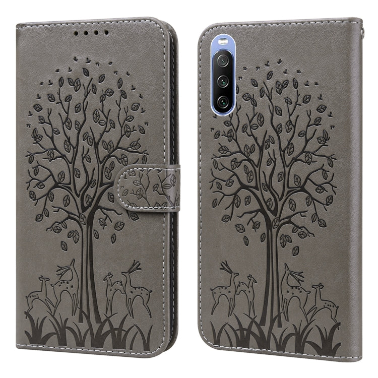 Tree & Deer Pattern Pressed Flip Leather Phone Case, For Nokia 3.4 / 5.4, For Nokia G20 / G10 / 6.3, For Sony Xperia 10 III, For Xiaomi Redmi 9T / 9 Power, For Xiaomi Redmi 10, For Xiaomi Redmi Note 8 2021 / Note 8, For Xiaomi Redmi 9 / Redmi 10X      ...