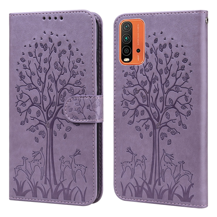 Tree & Deer Pattern Pressed Flip Leather Phone Case, For Nokia 3.4 / 5.4, For Nokia G20 / G10 / 6.3, For Sony Xperia 10 III, For Xiaomi Redmi 9T / 9 Power, For Xiaomi Redmi 10, For Xiaomi Redmi Note 8 2021 / Note 8, For Xiaomi Redmi 9 / Redmi 10X      ...