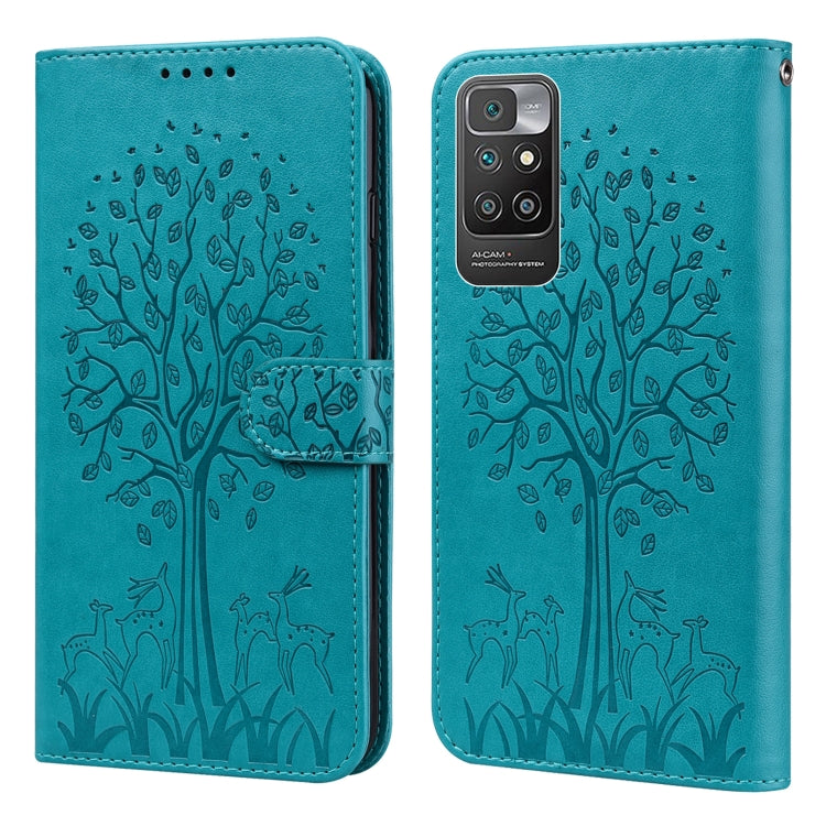 Tree & Deer Pattern Pressed Flip Leather Phone Case, For Nokia 3.4 / 5.4, For Nokia G20 / G10 / 6.3, For Sony Xperia 10 III, For Xiaomi Redmi 9T / 9 Power, For Xiaomi Redmi 10, For Xiaomi Redmi Note 8 2021 / Note 8, For Xiaomi Redmi 9 / Redmi 10X      ...