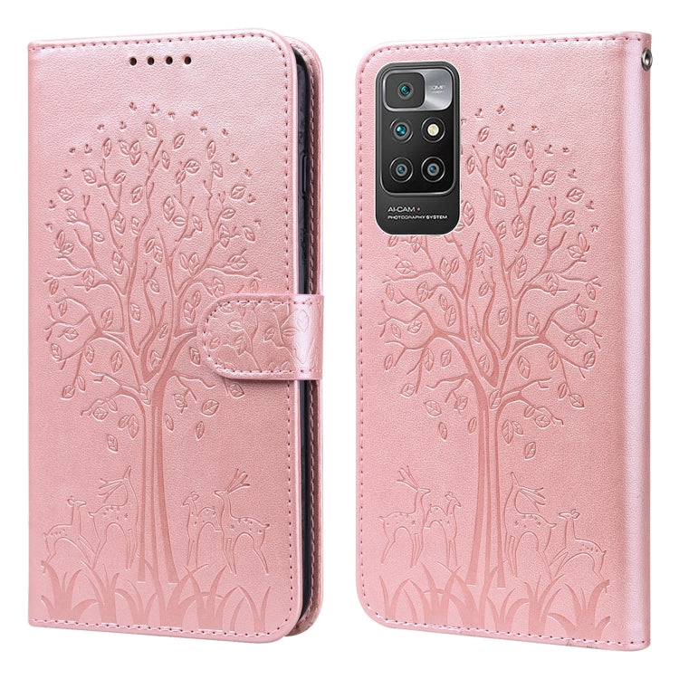 Tree & Deer Pattern Pressed Flip Leather Phone Case, For Nokia 3.4 / 5.4, For Nokia G20 / G10 / 6.3, For Sony Xperia 10 III, For Xiaomi Redmi 9T / 9 Power, For Xiaomi Redmi 10, For Xiaomi Redmi Note 8 2021 / Note 8, For Xiaomi Redmi 9 / Redmi 10X      ...