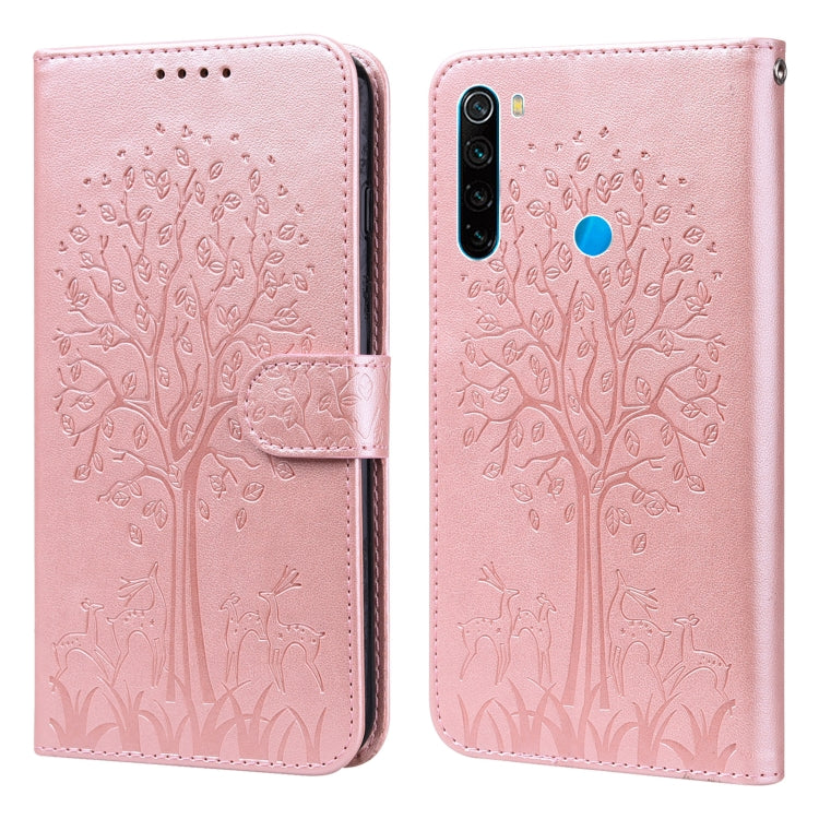 Tree & Deer Pattern Pressed Flip Leather Phone Case, For Nokia 3.4 / 5.4, For Nokia G20 / G10 / 6.3, For Sony Xperia 10 III, For Xiaomi Redmi 9T / 9 Power, For Xiaomi Redmi 10, For Xiaomi Redmi Note 8 2021 / Note 8, For Xiaomi Redmi 9 / Redmi 10X      ...