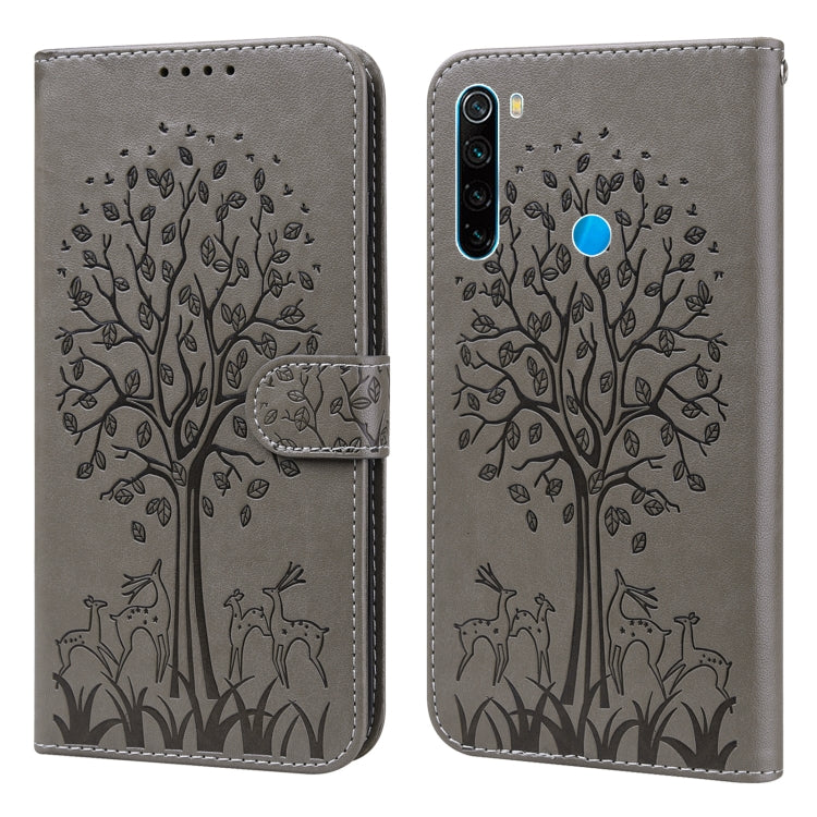 Tree & Deer Pattern Pressed Flip Leather Phone Case, For Nokia 3.4 / 5.4, For Nokia G20 / G10 / 6.3, For Sony Xperia 10 III, For Xiaomi Redmi 9T / 9 Power, For Xiaomi Redmi 10, For Xiaomi Redmi Note 8 2021 / Note 8, For Xiaomi Redmi 9 / Redmi 10X      ...