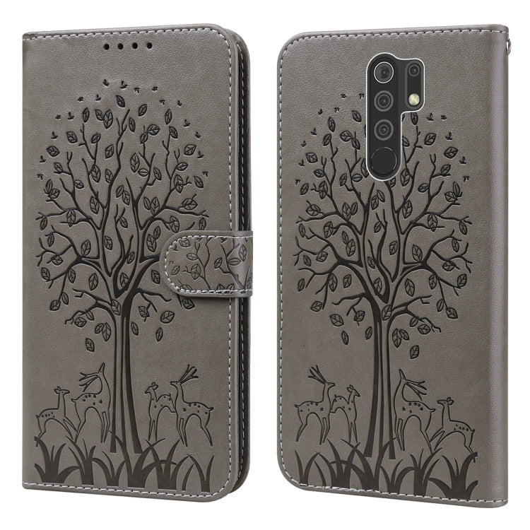 Tree & Deer Pattern Pressed Flip Leather Phone Case, For Nokia 3.4 / 5.4, For Nokia G20 / G10 / 6.3, For Sony Xperia 10 III, For Xiaomi Redmi 9T / 9 Power, For Xiaomi Redmi 10, For Xiaomi Redmi Note 8 2021 / Note 8, For Xiaomi Redmi 9 / Redmi 10X      ...