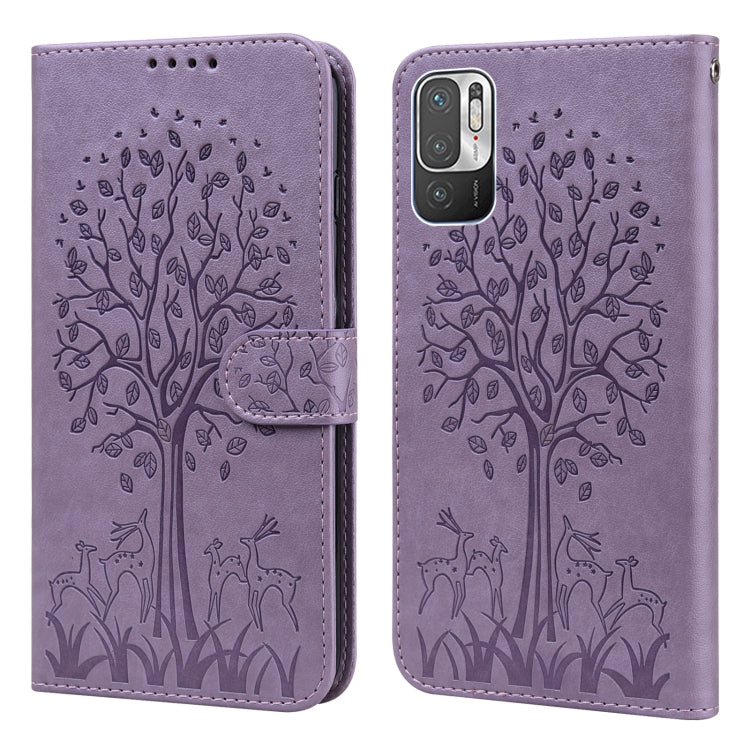 Tree & Deer Pattern Pressed Flip Leather Phone Case, For Nokia 3.4 / 5.4, For Nokia G20 / G10 / 6.3, For Sony Xperia 10 III, For Xiaomi Redmi 9T / 9 Power, For Xiaomi Redmi 10, For Xiaomi Redmi Note 8 2021 / Note 8, For Xiaomi Redmi 9 / Redmi 10X      ...