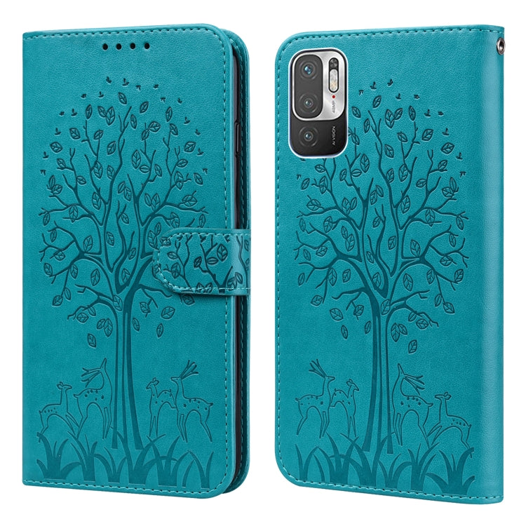 Tree & Deer Pattern Pressed Flip Leather Phone Case, For Nokia 3.4 / 5.4, For Nokia G20 / G10 / 6.3, For Sony Xperia 10 III, For Xiaomi Redmi 9T / 9 Power, For Xiaomi Redmi 10, For Xiaomi Redmi Note 8 2021 / Note 8, For Xiaomi Redmi 9 / Redmi 10X      ...