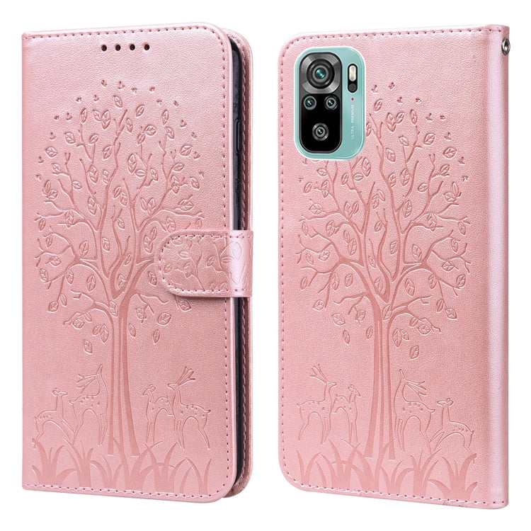 Tree & Deer Pattern Pressed Flip Leather Phone Case, For Nokia 3.4 / 5.4, For Nokia G20 / G10 / 6.3, For Sony Xperia 10 III, For Xiaomi Redmi 9T / 9 Power, For Xiaomi Redmi 10, For Xiaomi Redmi Note 8 2021 / Note 8, For Xiaomi Redmi 9 / Redmi 10X      ...