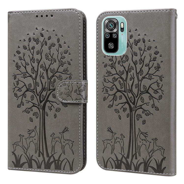 Tree & Deer Pattern Pressed Flip Leather Phone Case, For Nokia 3.4 / 5.4, For Nokia G20 / G10 / 6.3, For Sony Xperia 10 III, For Xiaomi Redmi 9T / 9 Power, For Xiaomi Redmi 10, For Xiaomi Redmi Note 8 2021 / Note 8, For Xiaomi Redmi 9 / Redmi 10X      ...