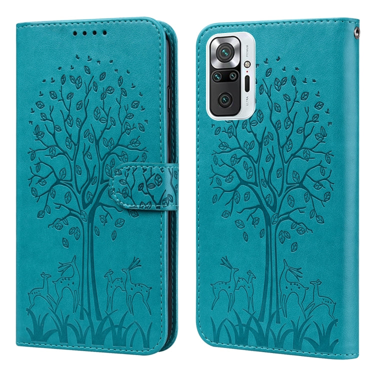 Tree & Deer Pattern Pressed Flip Leather Phone Case, For Xiaomi Redmi Note 10 Pro / Note 10 Pro Max, For Xiaomi Redmi Note 11 4G, For Xiaomi Redmi Note 11 Pro 4G / 5G, For Xiaomi Redmi Note 9 Pro / Note 9 Pro Max, For Xiaomi Redmi 9A                   ...