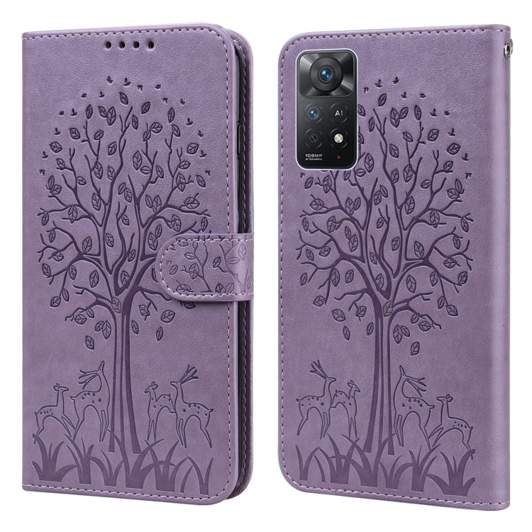 Tree & Deer Pattern Pressed Flip Leather Phone Case, For Xiaomi Redmi Note 10 Pro / Note 10 Pro Max, For Xiaomi Redmi Note 11 4G, For Xiaomi Redmi Note 11 Pro 4G / 5G, For Xiaomi Redmi Note 9 Pro / Note 9 Pro Max, For Xiaomi Redmi 9A                   ...