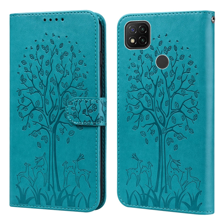 Tree & Deer Pattern Pressed Flip Leather Phone Case, For Xiaomi Redmi Note 10 Pro / Note 10 Pro Max, For Xiaomi Redmi Note 11 4G, For Xiaomi Redmi Note 11 Pro 4G / 5G, For Xiaomi Redmi Note 9 Pro / Note 9 Pro Max, For Xiaomi Redmi 9A                   ...